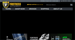 Desktop Screenshot of fortresssupplements.com